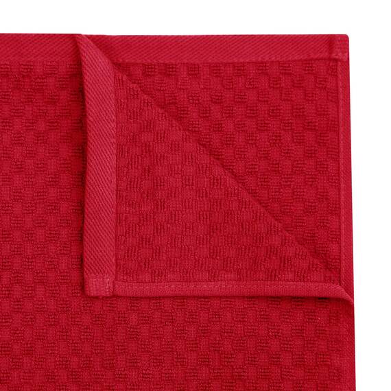 Cotton Craft Küchentücher, Frottee-Handtücher, 100% Baumwolle, Waffelgewebe, weich, saugfähig, schnell trocknend, fusselarm, wiederverwendbar, für Speisekammer, Bar, Reinigungstuch, 40,6 x 71,1 cm