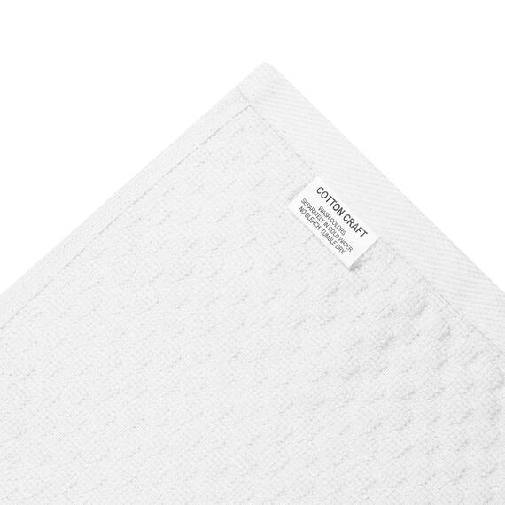 COTTON CRAFT Tolle Frottee-Küchentücher, wiederverwendbar, 100% Baumwolle, europäischer Stil, Waffelgewebe, Geschirrtuch, schnell trocknend, fusselarm, weich, saugfähig, ca 41 x 71 cm groß, 8