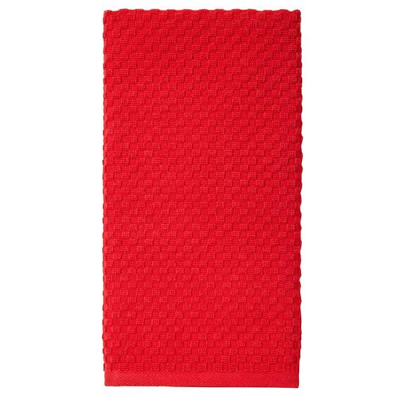 Cotton Craft Küchentücher, Frottee-Handtücher, 100% Baumwolle, Waffelgewebe, weich, saugfähig, schnell trocknend, fusselarm, wiederverwendbar, für Speisekammer, Bar, Reinigungstuch, 40,6 x 71,1 cm