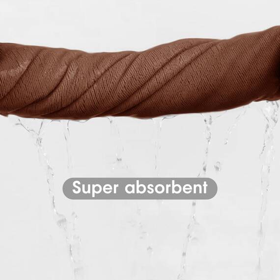 JML Mikrofaser-Handtücher, Badetuch-Sets (6 Stück, 68,6 x 139,7 cm) – extra saugfähig, schnell trocknend, vielseitig einsetzbar für Bad, Schwimmen, Fitness, Sport, Yoga, Violett/Kaffee/Blau