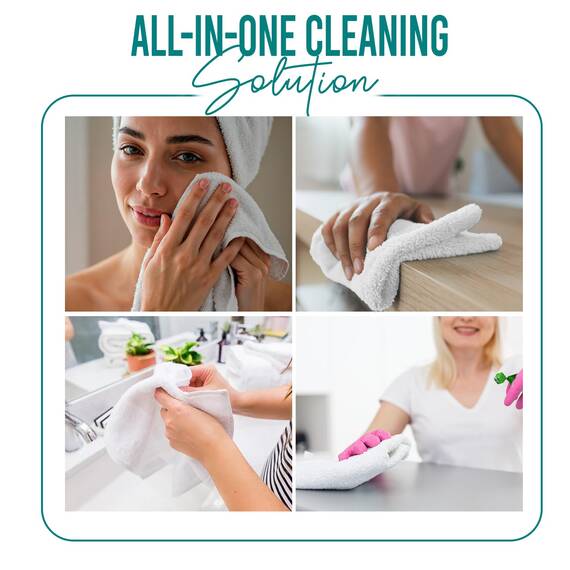 Dan River Waschlappen aus 100% Baumwolle, Premium-Qualität, für Gesicht und Körper, schnell trocknend, essentielle Handtücher für Badezimmer, Hand, Küche und Reinigung, Baby-Waschlappen, 30,5 x 30,5