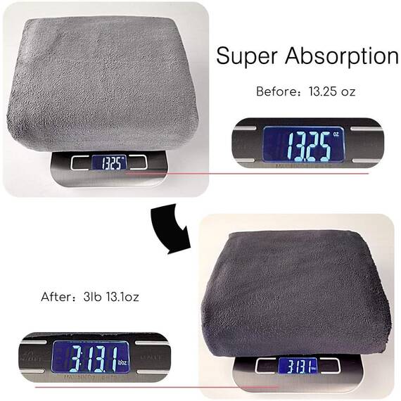 Jml Mikrofaser-Badetücher, 6 Stück, 76,2 x 152,4 cm, Set für Erwachsene, Damen und Herren, übergroß, weich, super saugfähig und schnell trocknend, für Sport, Fitness, Yoga, braun