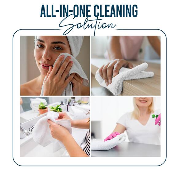 Dan River Waschlappen aus 100% Baumwolle, Premium-Qualität, für Gesicht und Körper, schnell trocknend, essentielle Handtücher für Badezimmer, Hand, Küche und Reinigung, Baby-Waschlappen, 30,5 x 30,5