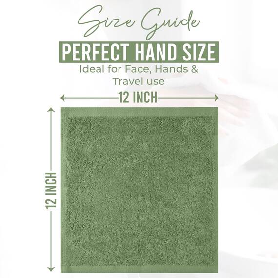 Dan River Waschlappen aus 100% Baumwolle, Premium-Qualität, für Gesicht und Körper, schnell trocknend, essentielle Handtücher für Badezimmer, Hand, Küche und Reinigung, Baby-Waschlappen, 30,5 x 30,5