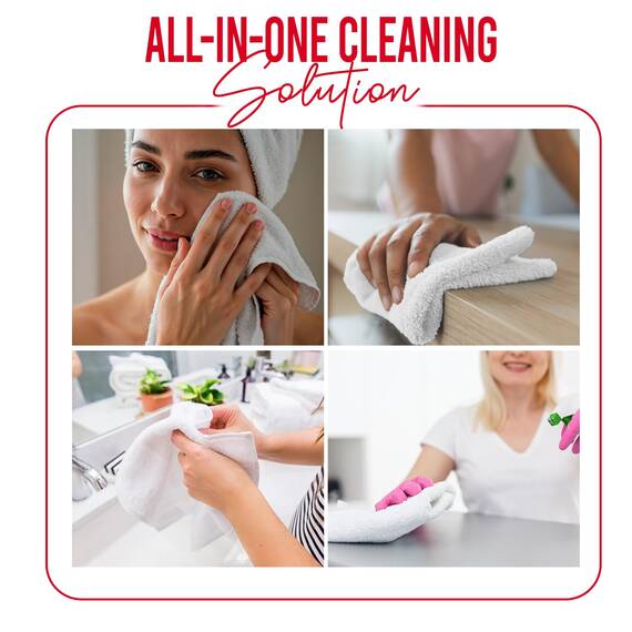 Dan River Waschlappen aus 100% Baumwolle, Premium-Qualität, für Gesicht und Körper, schnell trocknend, essentielle Handtücher für Badezimmer, Hand, Küche und Reinigung, Baby-Waschlappen, 30,5 x 30,5