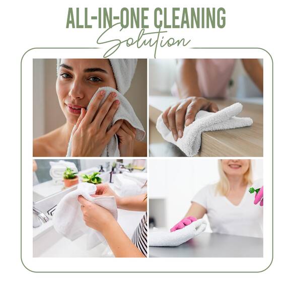 Dan River Waschlappen aus 100% Baumwolle, Premium-Qualität, für Gesicht und Körper, schnell trocknend, essentielle Handtücher für Badezimmer, Hand, Küche und Reinigung, Baby-Waschlappen, 30,5 x 30,5