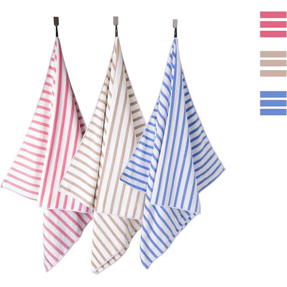 JML Mikrofaser-Handtücher, Badetuch-Sets (4 Stück, 68,6 x 139,7 cm) – extra groß, weich, saugfähig, schnell trocknend, vielseitig einsetzbar für Haarwickel, Schwimmen, Fitness, Sport, Yoga,