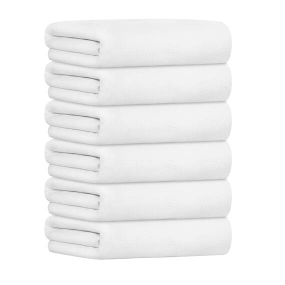 JML Mikrofaser-Badetücher, Badetuch-Sets (68,6 x 139,7 cm), extra saugfähig und schnell trocknend, Mehrzweck-Mikrofaser-Handtuch für Bad, Strand, Pool, Sport, Yoga, 6 Stück