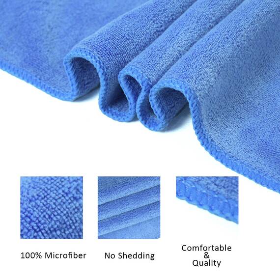 JML Mikrofaser-Handtücher, Badetuch-Set (68,6 x 139,7 cm) – extra groß, weich, saugfähig, schnell trocknend, Badetuch für Dusche, Schwimmen, Fitness, Sport, Yoga, Pfirsich/Grau/Blau, 6 Stück