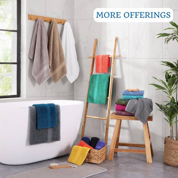 LANE LINEN Badetücher aus 100 % reiner Baumwolle, extra große Badetücher, schnell trocknend, glatt, langlebig und sehr saugfähig, übergroßes Handtuch-Set, hält gut nach mehreren Wäschen – Blaugrün
