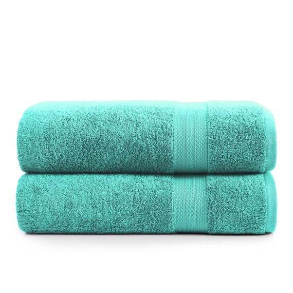 LANE LINEN Badetücher aus 100 % reiner Baumwolle, extra große Badetücher, schnell trocknend, glatt, langlebig und sehr saugfähig, übergroßes Handtuch-Set, hält gut nach mehreren Wäschen – Blaugrün