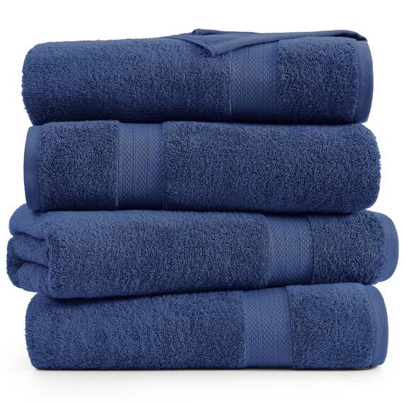 LANE LINEN Badetücher aus 100% Baumwolle, ringgesponnene, merzerisierte Baumwolle, Handtuch-Set für Badezimmer, schnell trocknend, weich und saugfähig, großes Badetuch-Set, Schlafsaal-Essentials für