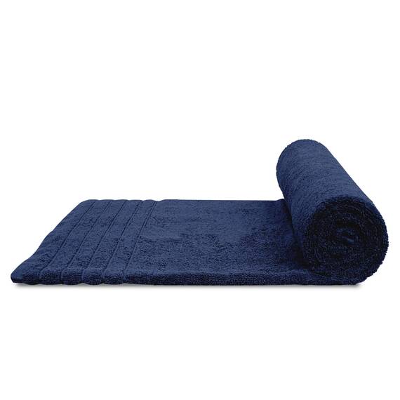 Tens Towels Extra großes Badetuch-Set, 100 % Baumwolle, Jumbo-Größe 88,9 x 177,8 cm, geringes Gewicht, super saugfähig, übergroße Badetücher für Badezimmer, perfekt den täglichen Gebrauch (Marineblau)