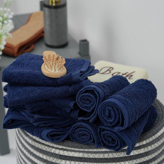 Tens Towels Waschlappen, 30,5 x 30,5 cm, leichteres Gewicht, schnell trocknend, super weich und saugfähig, sanfte Gesichtshandtücher, Hotelqualität, perfekt für Badezimmer, Fitnessstudio, Spa