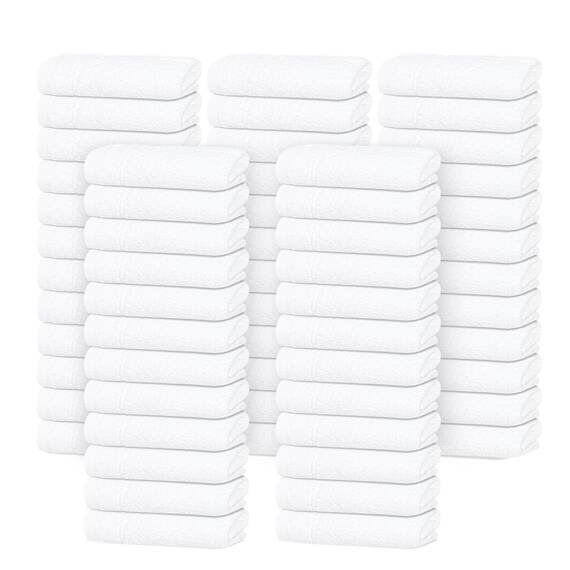 Tens Towels 60 Stück Waschlappen, 30,5 x 30,5 cm, leichteres Gewicht, schnell trocknend, super weich und saugfähig, sanfte Gesichtshandtücher, Hotelqualität, perfekt für Badezimmer, Fitnessstudio, Spa