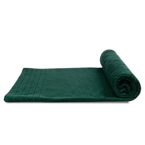 Tens Towels Extra große Badetücher, 89 x 178 cm, 100 % Baumwolle, größeres und leichteres Gewicht, schnelles trocknen, super weich und saugfähig, übergroße Badetücher, 2 Stück, Jägergrün