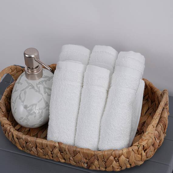 Tens Towels 60 Stück Waschlappen, 30,5 x 30,5 cm, leichteres Gewicht, schnell trocknend, super weich und saugfähig, sanfte Gesichtshandtücher, Hotelqualität, perfekt für Badezimmer, Fitnessstudio, Spa