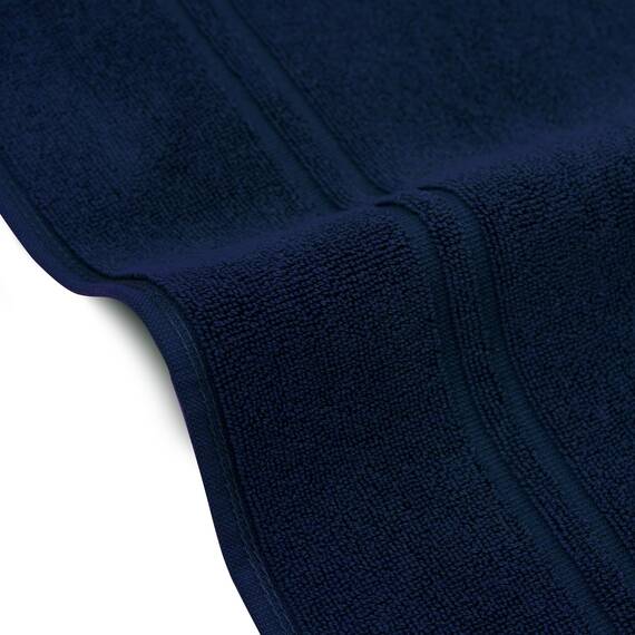 Tens Towels Badematten aus 100 % Baumwolle, 50,8 x 81,3 cm, super saugfähig, Premium-Bodentücher in Hotelqualität, luxuriös, weich und schnell trocknend, kein Badezimmerteppich, Marineblau, 2 Stück