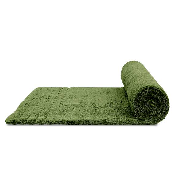 Tens Towels Extra große Badetücher, 89 x 178 cm, 100% Baumwolle, größeres und leichteres Gewicht, schnelles trocknen, super weich und saugfähig, übergroße Badetücher, 2 Stück, Grün