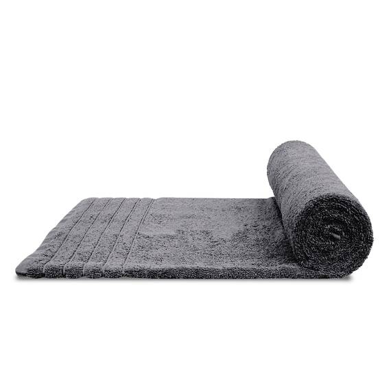 Tens Towels Extra große Badetücher, 89 x 178 cm, 100% Baumwolle, größer und Leichter, schneller trocknend, super weich und saugfähig, übergroße Badetücher, 2 Stück, Dunkelgrau