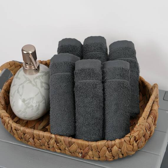 Tens Towels 60 Stück Waschlappen, 30,5 x 30,5 cm, leichteres Gewicht, schnell trocknend, super weich und saugfähig, sanfte Gesichtstücher, Hotelqualität, perfekt für Badezimmer, Fitnessstudio, Spa,