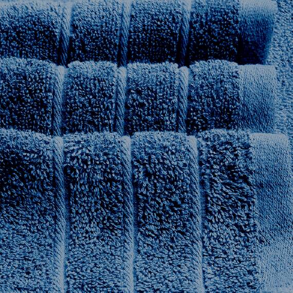 Tens Towels Extra große Badetücher, 89 x 178 cm, 100% Baumwolle, größeres und leichteres Gewicht, schnelles trocknen, super weich und saugfähig, übergroße Badetücher, 2 Stück, Blau