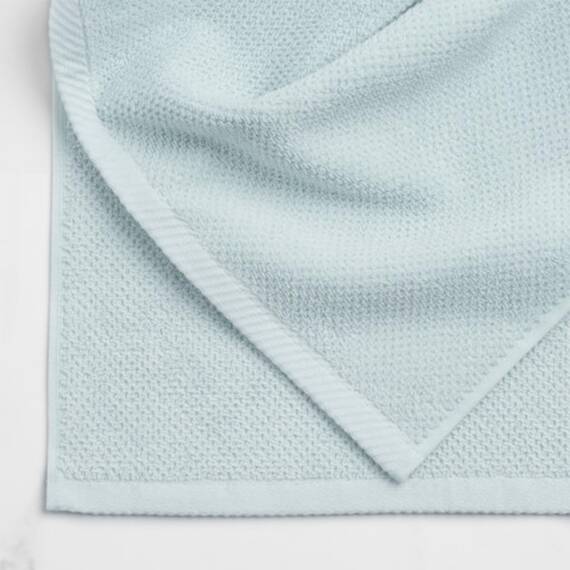 Welhome Franklin Premium | 4-teiliges Badetuch-Set | Popcorn strukturierte himmelblaue Badetücher | Hotel- und Spa-Handtücher für Badezimmer | weich und saugfähig | 600 g/m² 100% Baumwolle