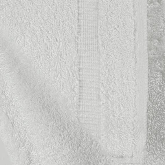 Towel Bazaar Hochwertige türkische Baumwolle, super weich und saugfähig, 4-teiliges Badetuch, Weiß