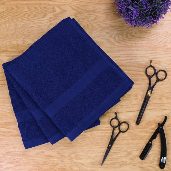 Utopia Towels Salon-Handtücher, Baumwolle, Nicht bleichfest, sehr saugfähig, für Hand, Fitnessstudio, Schönheit, Spa und Haarpflege zu Hause, 40,6 x 68,6 cm, 24 Stück, königsblau