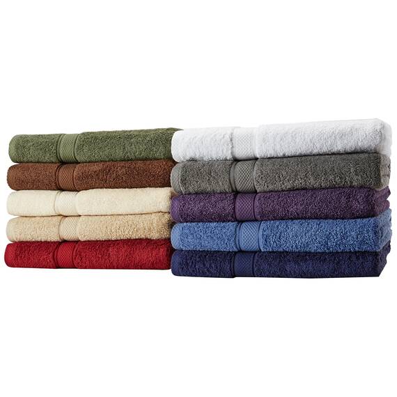 Pinzon by Amazon Handtuchset aus Baumwolle, Wedgewood-Blau, 2 Bade- und 2 Handtücher, 600g/m²