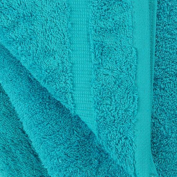 Towel Bazaar Türkische Handtücher aus Premium-Baumwolle, superweich und saugfähig, 4-teilig, Aquablau