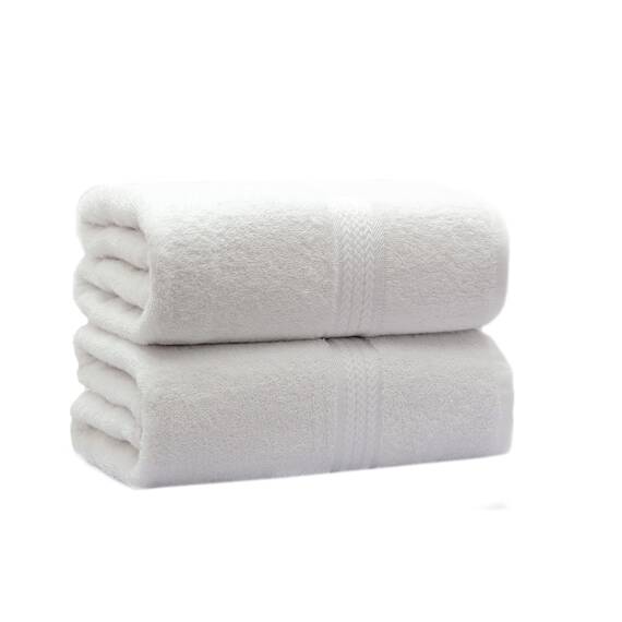 COTTON CRAFT Ultra weiche Badetücher – 2 Stück – 35 x 70 – saugfähig, schnell trocknend für den Alltag, Luxus, Hotel, Badezimmer, Spa, Fitnessstudio, Dusche, Strand, Pool, Reisewohnheim – 100 %