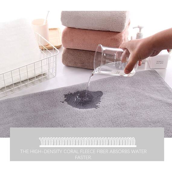 TENSTARS Hochwertiges Waschlappen-Set – schnell trocknend – weiche Mikrofaser, Korallensamt, sehr saugfähig, Mehrzweck-Verwendung als Bad, Spa, Gesicht, Fingerspitzen-Handtuch (Aquamarin)