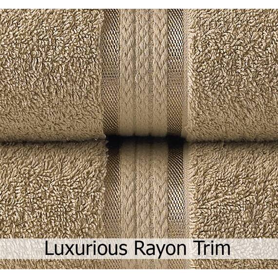 COTTON CRAFT Ultra weiche Badetücher – 2 Stück – 35 x 70 – saugfähig, schnell trocknend für den Alltag, Luxus, Hotel, Badezimmer, Spa, Fitnessstudio, Dusche, Strand, Pool, Reisewohnheim – 100 %