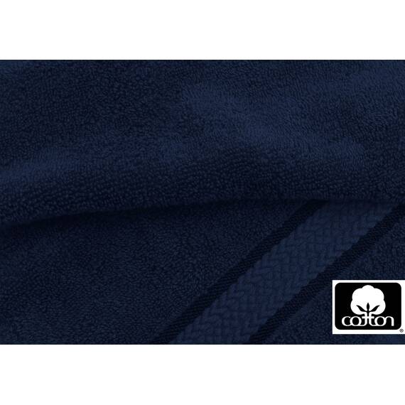 Cotton Craft Ultra Soft 6-teiliges Handtuch-Set – 2 übergroße große Badetücher, 2 Handtücher, 2 Waschlappen – saugfähig, schnell trocknend, für den Alltag, Dusche, Pool – Baumwolle – Nachthimmelblau