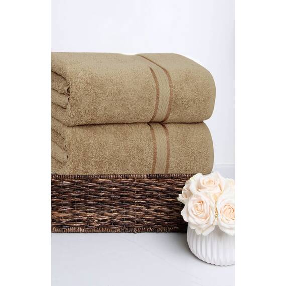 COTTON CRAFT Ultra weiche Badetücher – 2 Stück – 35 x 70 – saugfähig, schnell trocknend für den Alltag, Luxus, Hotel, Badezimmer, Spa, Fitnessstudio, Dusche, Strand, Pool, Reisewohnheim – 100 %