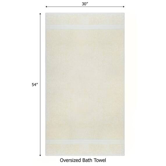 COTTON CRAFT Ultraweiche Badetücher, XL-Badehandtuch-Set, Übergröße, 76,2 x 137,2 cm, saugfähig, für den Alltag, Luxushotel, Badezimmer, Spa, Fitnessstudio, Dusche, Strand, Pool, Reisen, Wohnheim, 100