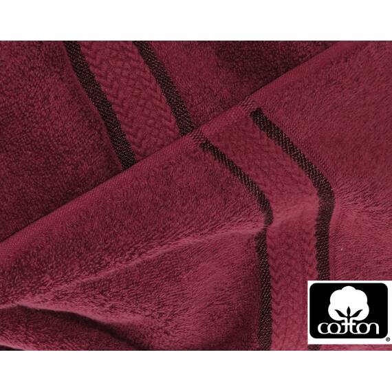 Cotton Craft 2 Pack Ultra Soft Oversized Extra Large Badelaken 89x178 Burgunderrot – Gewicht 935 g – 100% reine ringgesponnene Baumwolle – Luxuriöse Rayon-Rand, ideal für den täglichen Gebrauch – Pflegeleicht Maschinenwäsche