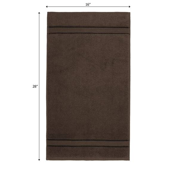 COTTON CRAFT Ultraweiche Handtücher, 16 x 28 cm, 100 % Baumwolle, saugfähig, schnell trocknend, für den Alltag, Luxus, Hotel, Badezimmer, Küche, Spa, Fitnessstudio, Dusche, Pool, Camping, Picknick