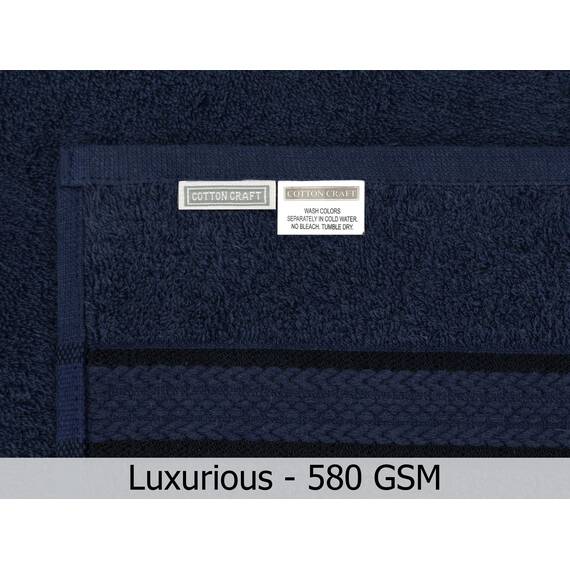 Cotton Craft Ultraweiche Badetücher, sehr groß, 76,2 x 137,2 cm, saugfähig, für den Alltag, Luxushotel, Spa, Fitnessstudio, Dusche, Strand, Pool, Camping, Wohnheim, 100% Baumwolle, 580 g/m²