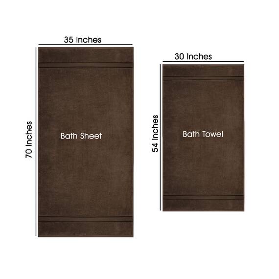 COTTON CRAFT 2er-Pack ultraweiche, übergroße Badetücher, 2 Stück, 200 x 450 cm, Gewicht: 940 g, 100 % reine ringgesponnene Baumwolle, luxuriöser Viskose-Rand, ideal für den täglichen Gebrauch,