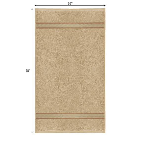 COTTON CRAFT Ultraweiche Handtücher, 6 Stück, 16 x 28 cm, 100 % Baumwolle, Gesichtshandtuch-Set, saugfähig, schnell trocknend, für den Alltag, Luxus, Hotel, Badezimmer, Küche, Spa, Fitnessstudio