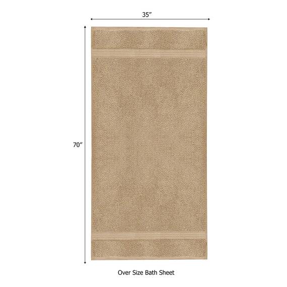 COTTON CRAFT Ultra weiche Badetücher – 2 Stück – 35 x 70 – saugfähig, schnell trocknend für den Alltag, Luxus, Hotel, Badezimmer, Spa, Fitnessstudio, Dusche, Strand, Pool, Reisewohnheim – 100 %