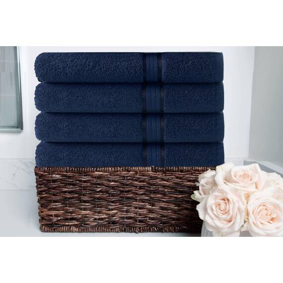 Cotton Craft Ultraweiche Badetücher, sehr groß, 76,2 x 137,2 cm, saugfähig, für den Alltag, Luxushotel, Spa, Fitnessstudio, Dusche, Strand, Pool, Camping, Wohnheim, 100% Baumwolle, 580 g/m²