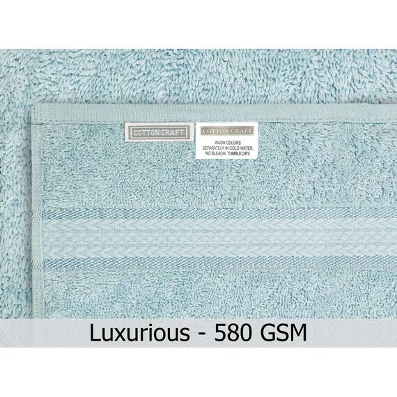 COTTON CRAFT Ultraweiche Badetücher, XL-Badehandtücher, Übergröße, 76,2 x 137,2 cm, saugfähig, für den Alltag, Luxus, Hotel, Spa, Fitnessstudio, Dusche, Strand, Pool, Reisen, Wohnheim, 100 % Baumwolle