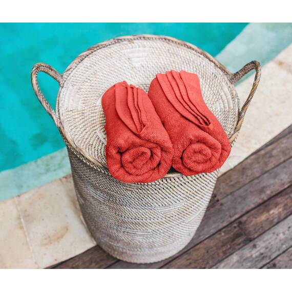 Utopia Towels Baumwoll-Waschlappen-Set – 100% ringgesponnene Baumwolle, hochwertige Flanell-Waschlappen für das Gesicht, sehr saugfähige und weiche Handtücher, 24 Stück, Koralle