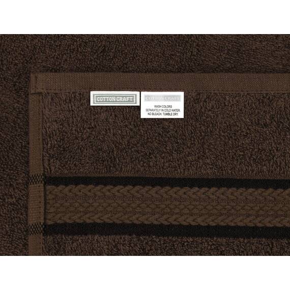 COTTON CRAFT 2er-Pack ultraweiche, übergroße Badetücher, 2 Stück, 200 x 450 cm, Gewicht: 940 g, 100 % reine ringgesponnene Baumwolle, luxuriöser Viskose-Rand, ideal für den täglichen Gebrauch,