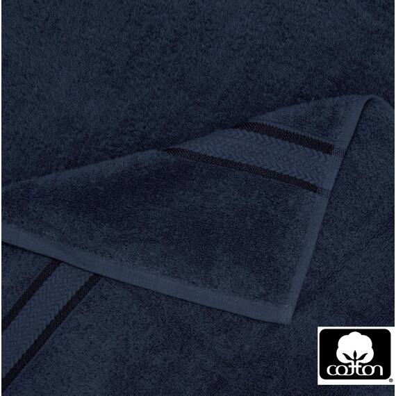 COTTON CRAFT Ultra Soft Waschlappen, 30 x 30 cm, Nachthimmel, 100% Reine ringgesponnene Baumwolle, luxuriöser Viskose-Rand, ideal für den täglichen Gebrauch, pflegeleicht, maschinenwaschbar