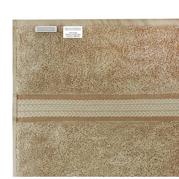 COTTON CRAFT Ultra weiche Badetücher – 2 Stück – 35 x 70 – saugfähig, schnell trocknend für den Alltag, Luxus, Hotel, Badezimmer, Spa, Fitnessstudio, Dusche, Strand, Pool, Reisewohnheim – 100 %