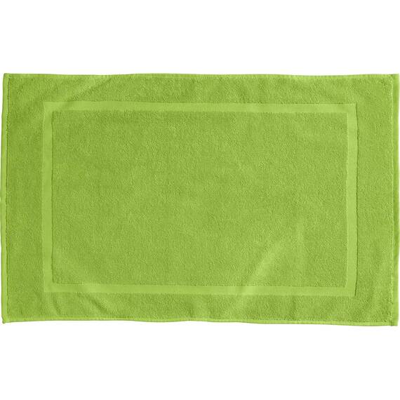 REDBEST Duschvorlage, Badteppich Chicago apfelgrün Größe 50x80 cm - extra dick, weich, saustark und strapazierfähig (weitere Farben)